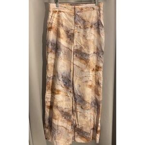 XL Marble Print Pants Comfy Stretchy Athletic Flattering Gorgeous Colors